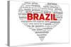 I Love Brazil-kbuntu-Stretched Canvas