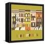 I Love Brooklyn Print Design-Lavandaart-Framed Stretched Canvas