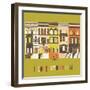 I Love Brooklyn Print Design-Lavandaart-Framed Art Print