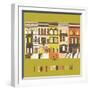 I Love Brooklyn Print Design-Lavandaart-Framed Art Print