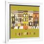 I Love Brooklyn Print Design-Lavandaart-Framed Art Print