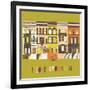 I Love Brooklyn Print Design-Lavandaart-Framed Art Print