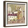 I Love Brooklyn Print Design-Lavandaart-Framed Art Print