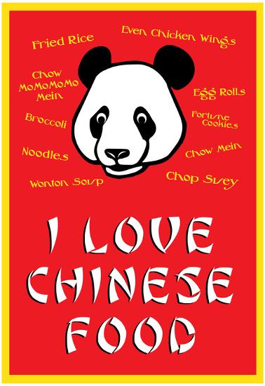 Chinese funny jokes food clean joke stories take away amusing humour life takeaway restaurant good wives guy sports dog 'I Love Chinese Food Humor Poster' Prints | AllPosters.com