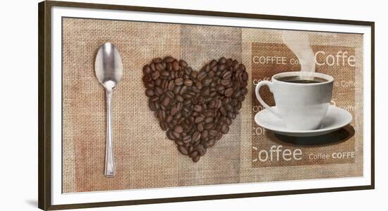 I Love Coffee-Skip Teller-Framed Art Print