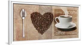 I Love Coffee-Skip Teller-Framed Art Print