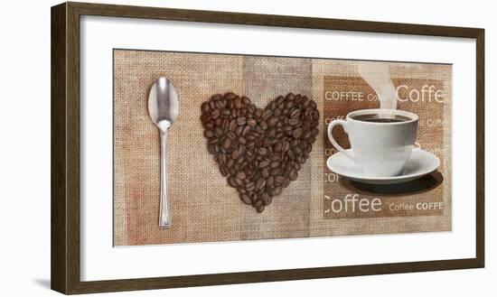 I Love Coffee-Skip Teller-Framed Art Print