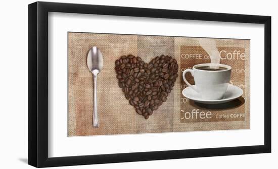 I Love Coffee-Skip Teller-Framed Art Print