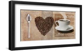 I Love Coffee-Skip Teller-Framed Art Print