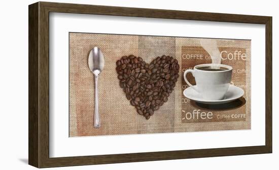 I Love Coffee-Skip Teller-Framed Art Print