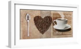 I Love Coffee-Skip Teller-Framed Art Print