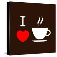 I Love Coffee-lekkyjustdoit-Stretched Canvas