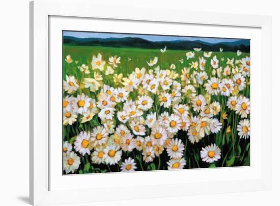 I Love Daisies-Liliane Fournier-Framed Art Print