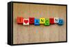 I Love Dancing - Sign Series for Dance-EdSamuel-Framed Stretched Canvas