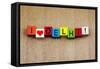I Love Delhi, Sign for Countries and Travel-EdSamuel-Framed Stretched Canvas