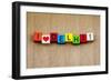 I Love Delhi, Sign for Countries and Travel-EdSamuel-Framed Photographic Print