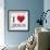 I Love Jesus Heart Graphic-null-Framed Art Print displayed on a wall