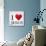 I Love Jesus Heart Graphic-null-Stretched Canvas displayed on a wall