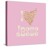 I Love Jesus-Sarah Adams-Stretched Canvas