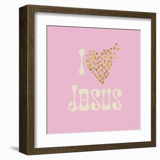 I Love Jesus-Sarah Adams-Framed Art Print