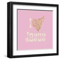 I Love Jesus-Sarah Adams-Framed Art Print