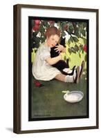 I Love Little Pussy-Jessie Willcox-Smith-Framed Art Print