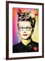I Love Lucy Text-null-Framed Poster