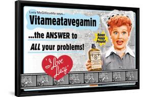 I Love Lucy- Vitameatavegamin-null-Framed Poster