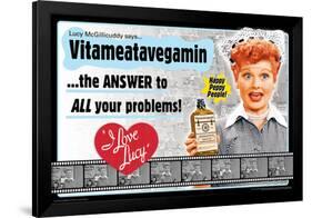 I Love Lucy- Vitameatavegamin-null-Framed Poster