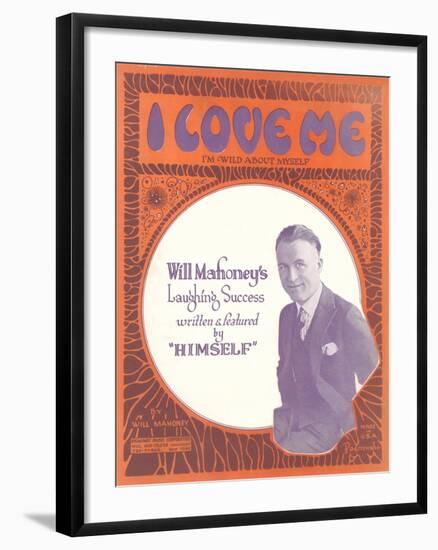 I Love Me Sheet Music-null-Framed Art Print