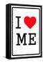 I Love Me-null-Framed Stretched Canvas