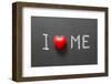 I Love Me-Yury Zap-Framed Photographic Print