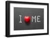 I Love Me-Yury Zap-Framed Photographic Print