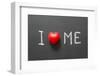 I Love Me-Yury Zap-Framed Photographic Print