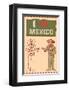 I Love Mexico-null-Framed Art Print