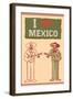 I Love Mexico-null-Framed Art Print