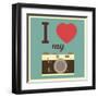 I Love My Camera-AnnaKukhmar-Framed Art Print