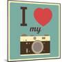 I Love My Camera-AnnaKukhmar-Mounted Art Print