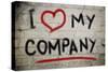 I Love My Company-Krasimira Nevenova-Stretched Canvas