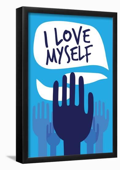 I Love Myself-null-Framed Poster