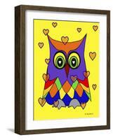 I Love Owls-Sartoris ART-Framed Giclee Print