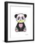 I Love Pandas-Sartoris ART-Framed Giclee Print