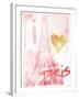 I Love Paris Blush-OnRei-Framed Art Print