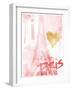 I Love Paris Blush-OnRei-Framed Art Print