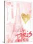 I Love Paris Blush-OnRei-Stretched Canvas