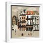 I Love Paris Print Design-Lavandaart-Framed Art Print