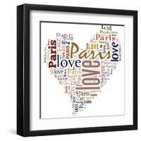 I Love Paris!-alanuster-Framed Art Print