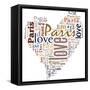 I Love Paris!-alanuster-Framed Stretched Canvas