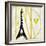 I Love Paris-Color Bakery-Framed Giclee Print