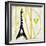 I Love Paris-Color Bakery-Framed Giclee Print